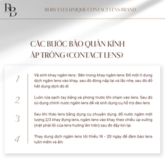 Combo Nước Ngâm Lens + Nhỏ Mắt Lens RUBYEYES