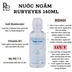 Combo Nước Ngâm Lens + Nhỏ Mắt Lens RUBYEYES