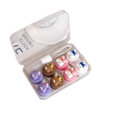 Khay Đựng 4 Cặp Lens Charm Hoạt Hình Dễ Thương