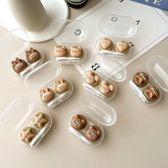 Khay Lens Trong Suốt Họa Tiết Gấu, Thỏ, Sao Dễ Thương