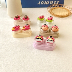 Khay Đựng Lens Charm Họa Tiết Lotso Dễ Thương