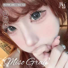 Kính Áp Tròng QUEEN VISION Màu Xám Miso Gray
