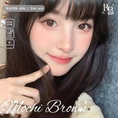 Kính Áp Tròng QUEEN VISION Màu Nâu Mochi Brown