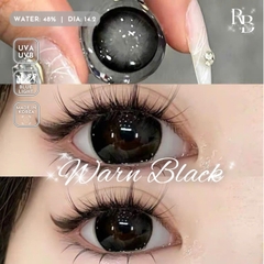 Kính Áp Tròng Màu Đen Warn Black