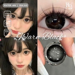 Kính Áp Tròng Màu Đen Warn Black