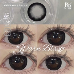Kính Áp Tròng Màu Đen Warn Black
