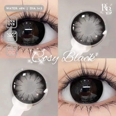 Kính Áp Tròng Màu Đen Cosy Black 14.5mm