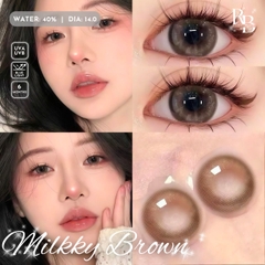 Kính Áp Tròng Màu Nâu Milkky Brown