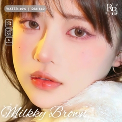 Kính Áp Tròng Màu Nâu Milkky Brown