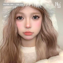 Kính Áp Tròng Màu Xám Bubble Gum Gray 14.5mm