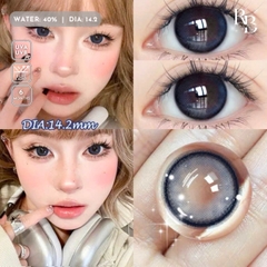 Kính Áp Tròng Màu Xanh Manta Ray Blue 14.2mm