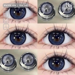 Kính Áp Tròng Màu Xanh Manta Ray Blue 14.2mm