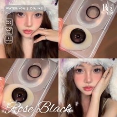 Kính Áp Tròng Màu Rose Black 14.2mm