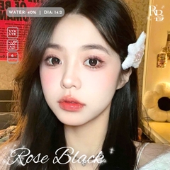 Kính Áp Tròng Màu Rose Black 14.2mm