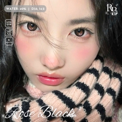 Kính Áp Tròng Màu Rose Black 14.2mm