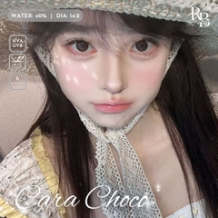 Kính Áp Tròng QUEEN VISION Màu Nâu Cara Choco