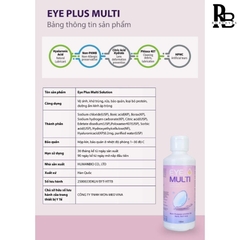 Nước Ngâm Lens Eye Multi Hàn Quốc 150ml