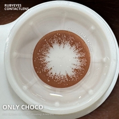 Kính Áp Tròng RUBYEYES Màu Nâu Only Choco Full 0-5 Độ
