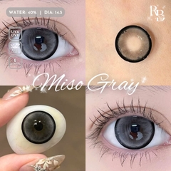 Kính Áp Tròng QUEEN VISION Màu Xám Miso Gray