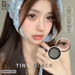 Kính Áp Tròng RUBYEYES Màu Đen Tiny Black Giãn Nhỏ Có Độ Cận 0-6 Độ, Kính Áp Tròng Hàn Quốc BST BEARLENS