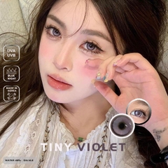Kính Áp Tròng RUBYEYES Sillicone Hydrogel Màu Tím Tiny Violet, Kính Áp Tròng Hàn Quốc BST BEARLENS