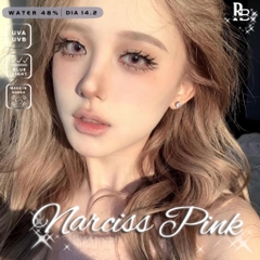 Kính Áp Tròng RUBYEYES Sillicone Hydrogel Màu Hồng Narciss Pink, Kính Áp Tròng Hàn Quốc BST BEARLENS