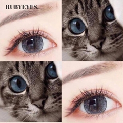 Kính Áp Tròng Ruby Eyes 0 Độ Màu Xám Tommy Gray