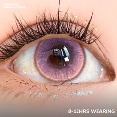 Kính áp tròng RUBYEYES hồng Narrciss Pink (Lens 0 độ)