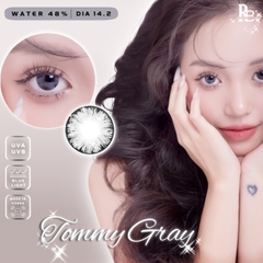 Kính Áp Tròng Ruby Eyes 0 Độ Màu Xám Tommy Gray
