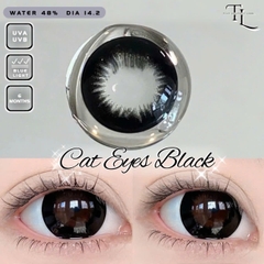 Kính Áp Tròng TILY EYES Màu Đen Cat Eyes Black