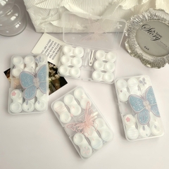 Khay 6 Cặp Lens Hình Bướm