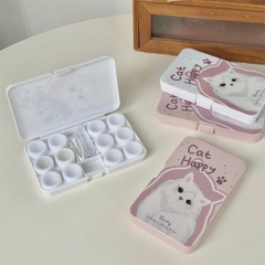 Khay Đựng 6 Cặp Lens Cat Happy