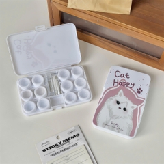 Khay Đựng 6 Cặp Lens Cat Happy