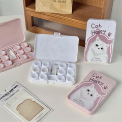 Khay Đựng 6 Cặp Lens Cat Happy