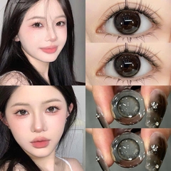 Kính Áp Tròng Màu Đen Mirro Black BK-667