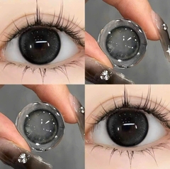 Kính Áp Tròng Màu Đen Mirro Black BK-667