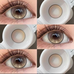 Kính Áp Tròng Màu Nâu Glow Brown