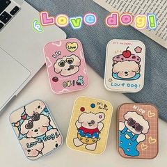 Khay Đựng 2 Đôi Lens - Love Dog