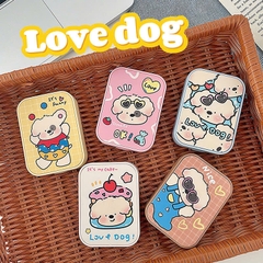 Khay Đựng 2 Đôi Lens - Love Dog