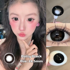 Kính Áp Tròng Màu Đen Dolly Black