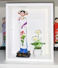 Tượng Cô Gái Việt Nam Mặc Áo Dài