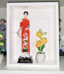 Tượng Cô Gái Việt Nam Mặc Áo Dài
