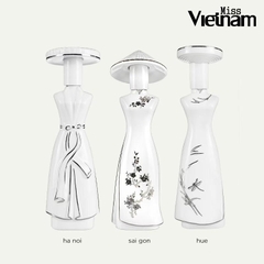 Bộ Sưu Tập Nước Hoa Miss Vietnam Gốm Sứ Trắng