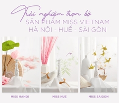 Bộ Sưu Tập Nước Hoa Miss Vietnam Gốm Sứ Trắng