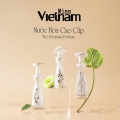 Bộ Sưu Tập Nước Hoa Miss Vietnam Gốm Sứ Trắng
