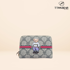 Ví cầm tay mini tiện ích, móc khóa TTWN BEAR - TT2403