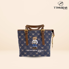 Túi Tote da thời trang công sở charm gấu TTWN BEAR - TN3593