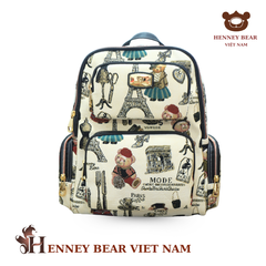Balo chính hãng HENNEY BEAR - H-1201 PARIS BEAR