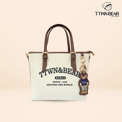 Túi Tote Canvas đeo chéo thời trang TTWN BEAR - TN3652