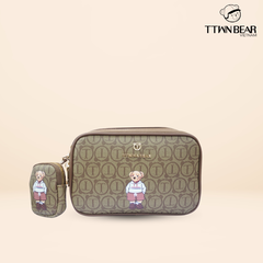 Túi đeo chéo da PVC cao cấp đi học, đi chơi TTWN BEAR - TN3405